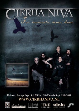 Cirrha Niva - For Moments Never Done - CD+TS+Poster